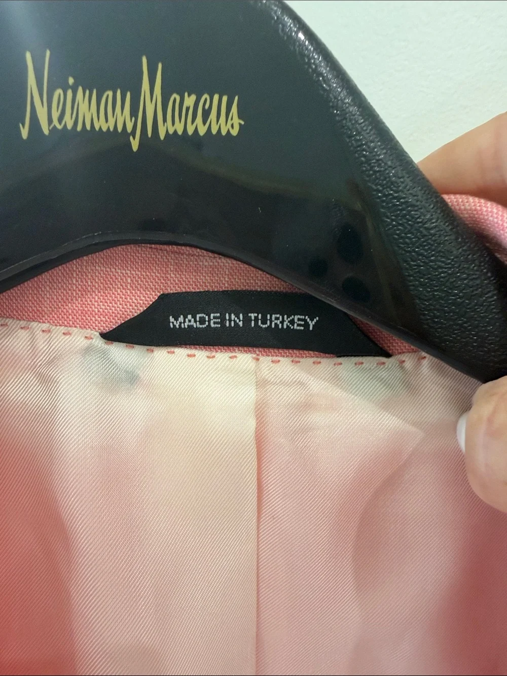 Men's Pink Linen-Blend Blazer